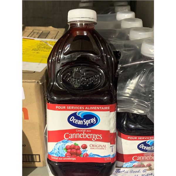 Ocean Spray Cranberry Cocktail Case Lot 8 x 1.77L