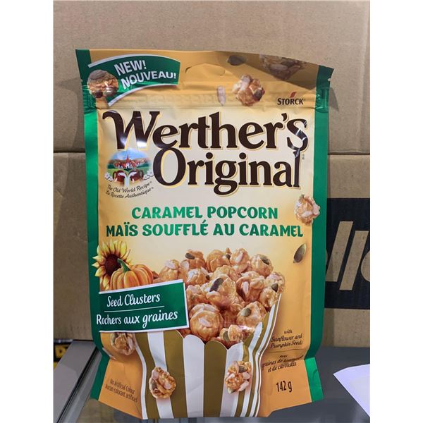 Werther's Original Caramel popcorn Seed Clusters Case Lot 12 x 142g