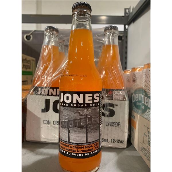 Jones Soda Orange & Cream Soda Flavor  Case Lot 12 x 355ml