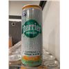 Image 1 : Perrier Energize Caffeine & Yerba Mate Tangerine Flavor Energy rink Case Lot 24 x 330ml
