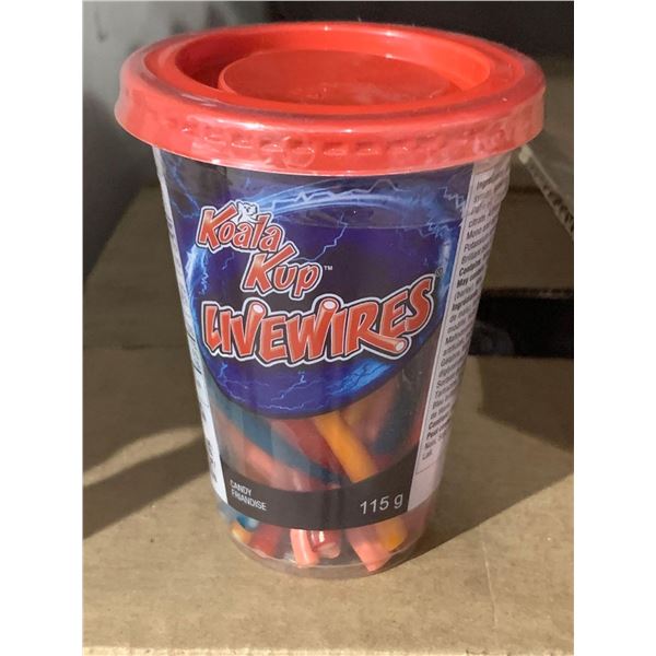 Koala Kup Live Wires Candy Case Lot 12 x 115g