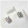 Image 2 : 14K White Gold Diamond (0.62Ct,Si1-2,G-H) Earrings (~Size )(Ring is resizable for $40) (~length inch