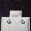 Image 1 : 14K White Gold Diamond (0.2Ct,I1-3,F-G) Earrings (~Size )(Ring is resizable for $40) (~length inches
