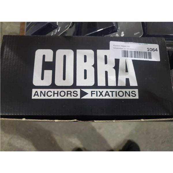 Cobra Anchors 25 Pc 1/2"x7" Parawedge Concrete Anchors GR2