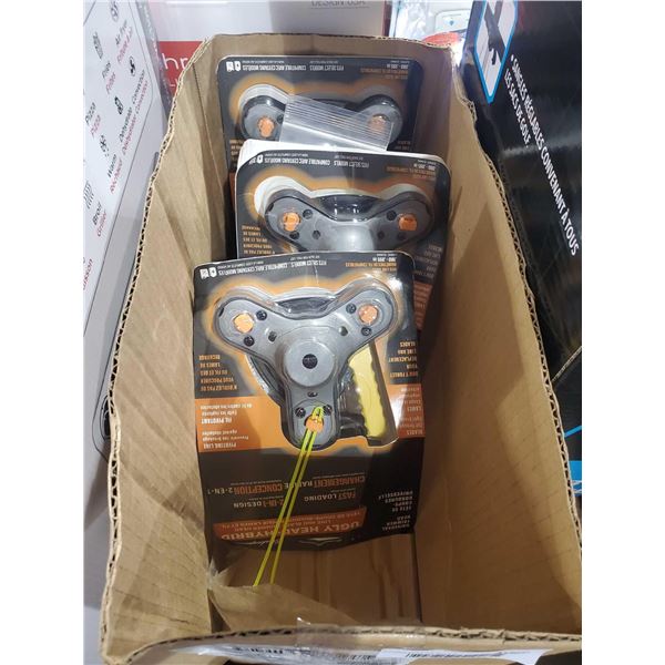 Lot of 3 Ugly Head Universal Trimmer Head Hybird