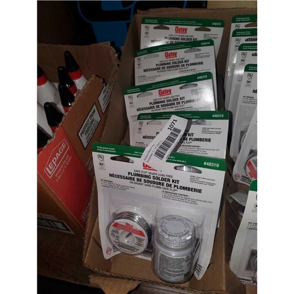 Lot of 5 Oatey Plumbing Solder Kits