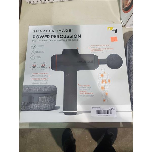 Sharper Image Power Percussion Deep tissue Massager