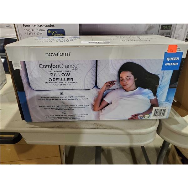 Novaform ComfortGrande Plus Gel Memory Foam Pillo