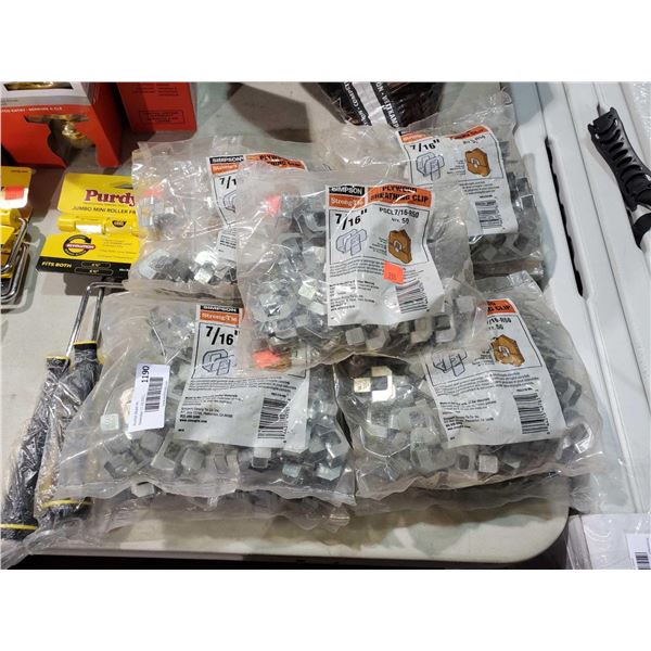 Simpson Strong tie Ply Sheathing Clip 7/16" Box Lot
