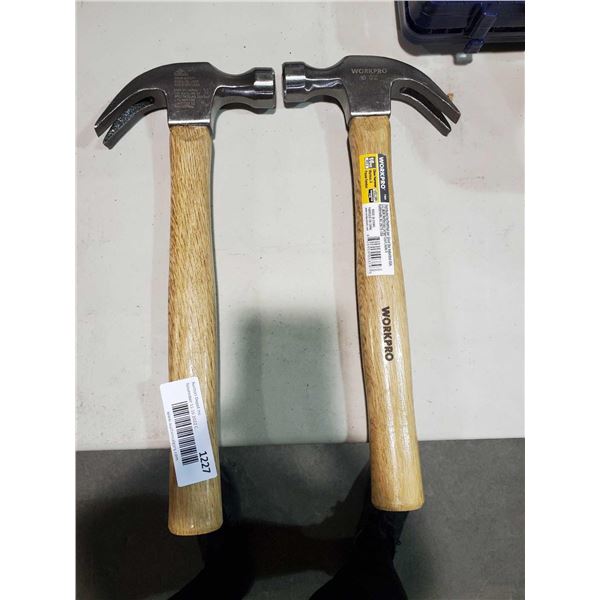 WorkPro 16oz Claw Hammer Lot of 2