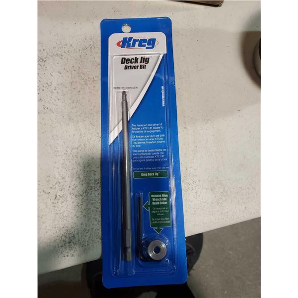 Kreg Deck Jig Driver Bit case lot of 30