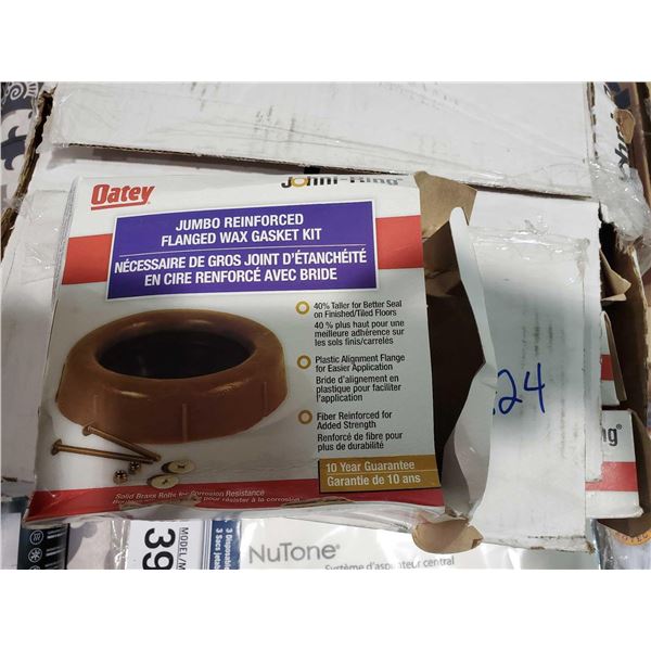 Oatey Jumbo reinforced Flanged Wax Gasket Kit