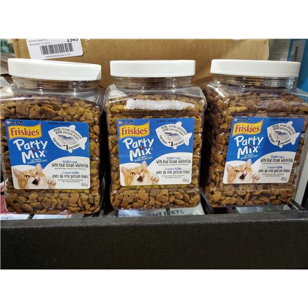 Friskies Party Mix Cat Treats Lot of 3 x454g