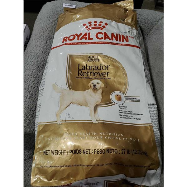 Royal canine Lab retriever Adult Dog food 27 lb bag