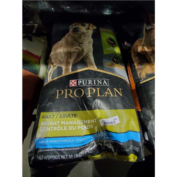 Purina Proplan Adult Dog Food  Weight Management Large Breed Formula 34lb bag