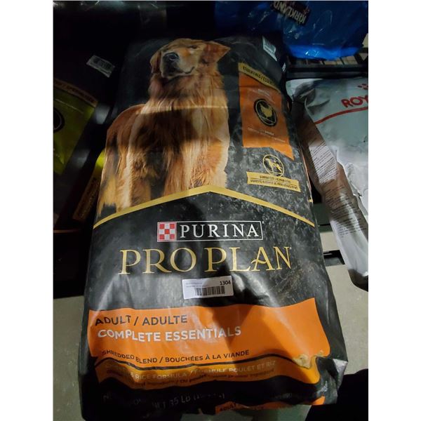 Purina Proplan Adult Complete Essentials Chicken & rice Formula Dog Food 35lb bag