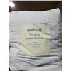 Image 1 : Nestwell Washed Linen Cotton King Comforter Set