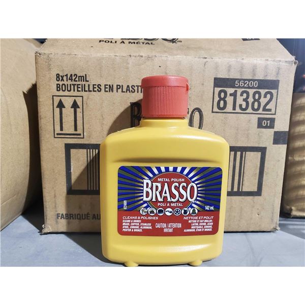 Brasso Metal Polish Case lot 8 x142ml