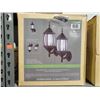 Image 2 : Canarmna Outdoor Lantern  Rubbed oil bronze Twin Pack
