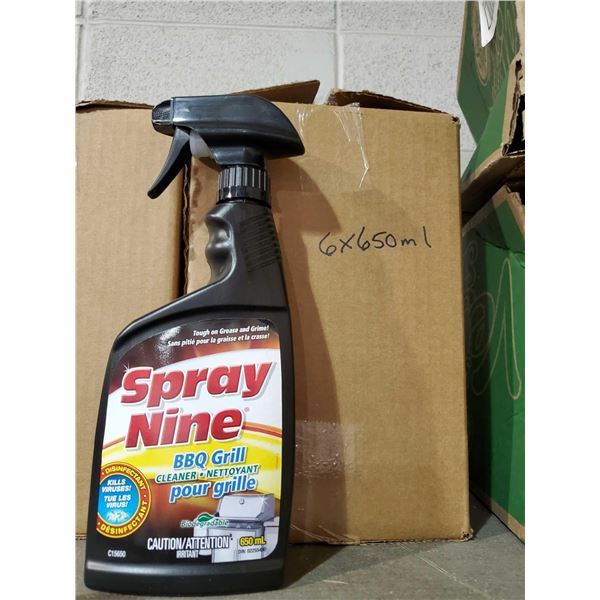 Spray Nine BBQ Grill Cleaner case of 6 x 650ml