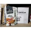 Image 1 : Three Farmers Roasted Lentils Barbecue Flavor case lot 12x140g