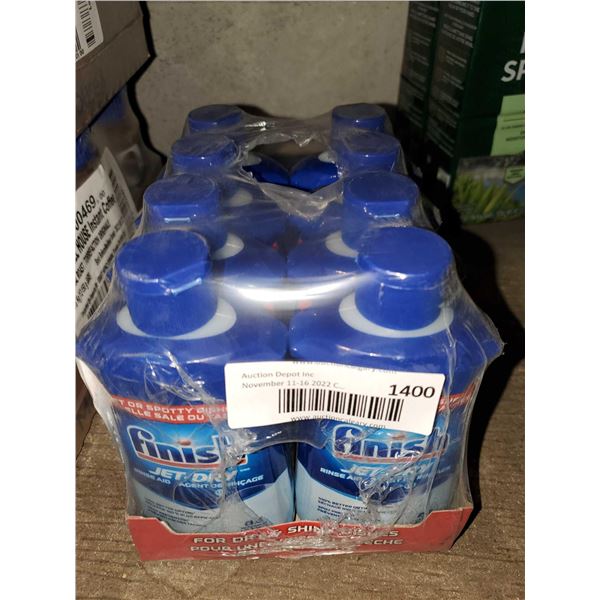 Finish Jet Dry rinse Agent Case Lot 8 x 250ml