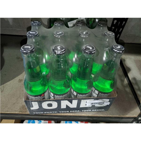 Jones Soda Green Apple Case lot 12x355ml