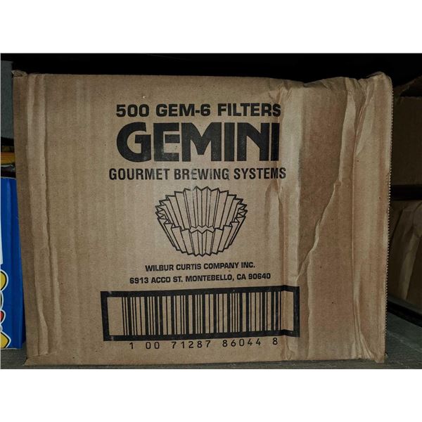 GEMINI CASE LOT 500G GEM-6 FILTERS