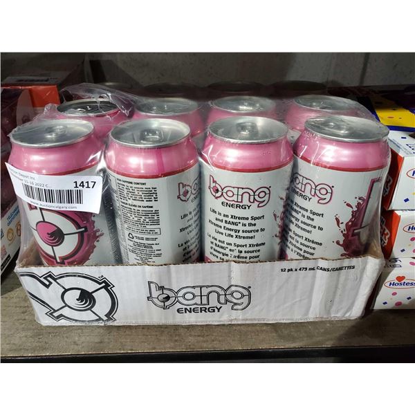 Bang Energy Delish Strawberry Energy Drink Cse Lot 12 x 473ml