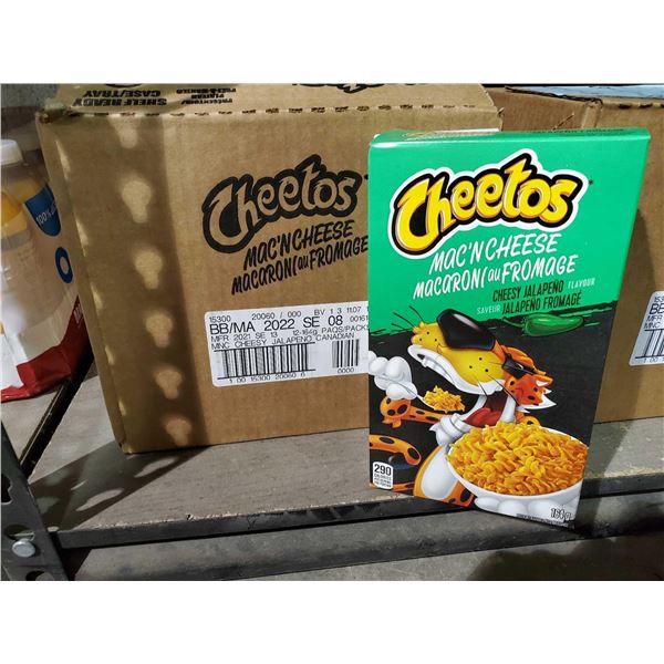 Cheetos Mac 'n Cheese Cheesy Jalapeno Flavor Case Lot 12 x 164g
