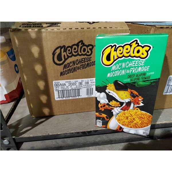 Cheetos Mac 'n Cheese Cheesy Jalapeno Flavor Case Lot 12 x 164g