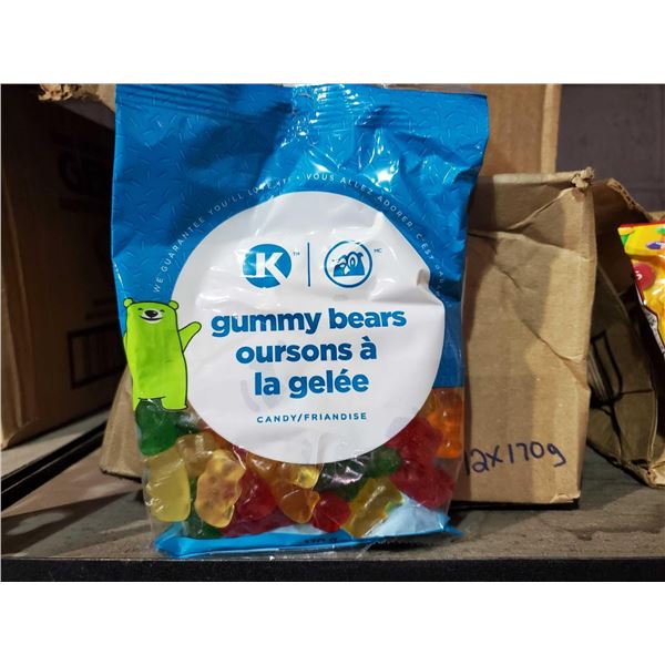 Circle K Gummy Bears Case Lot 12 x 170g