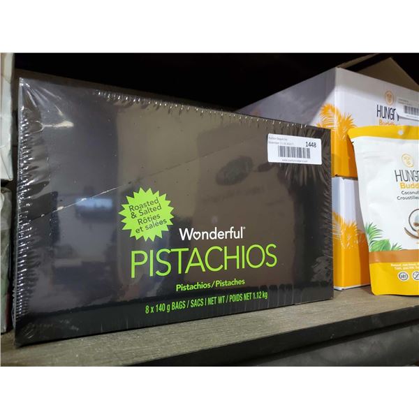 Wonderful Pistachios Cse 8 x 140g