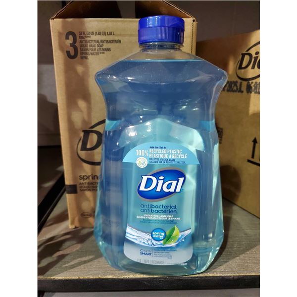 Dial Antibacterial Hydrating Hand Soap Cse lot 3 x 1.53L