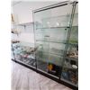 Image 2 : Glass Display Case with shelves, sliding glass front access door, lockable approx 30" x 60"