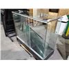 Image 2 : Glass Display Case with shelves, sliding glass front access door, lockable approx 60" x 36" -?REMOVA