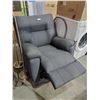 Image 2 : Grey Recliner Slight Damage to Back of Chair