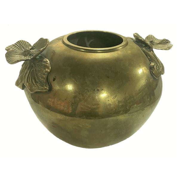 Brass Vase with Flowers