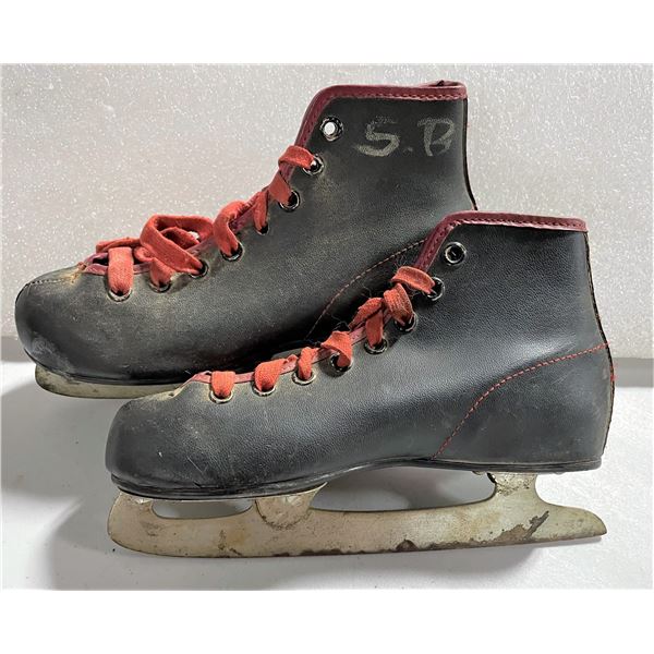 Vintage Children's Black Ice Skates