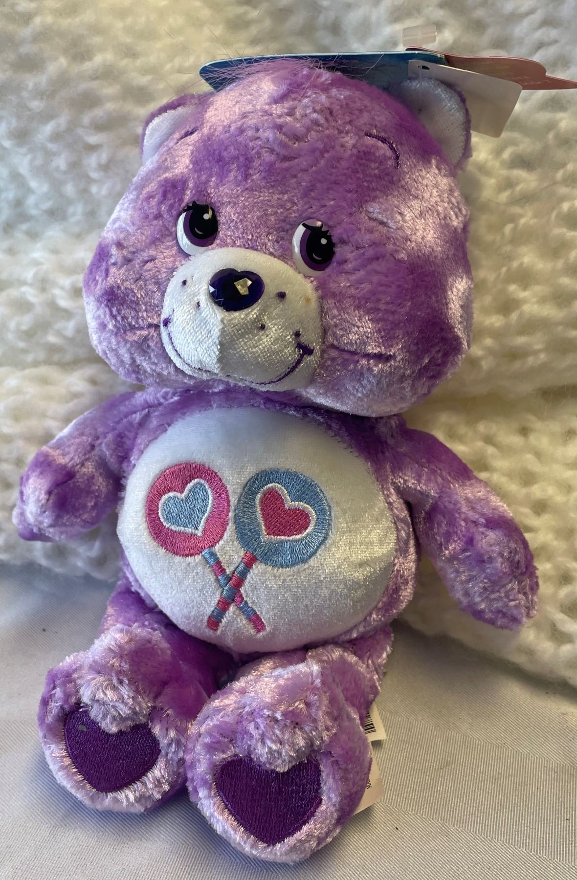 Figurine BISOUNOURS (Care Bears) Share Bear Avec Mousqueton - Neuf