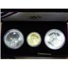 Image 2 : 1984 Olympic 3 Coin Set (UNC)