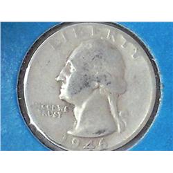 1946-S Washington Silver Quarter
