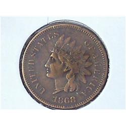 1868 Indian Head Cent