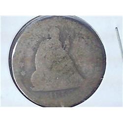 1856 Seated Liberty Quarter