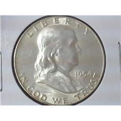 1954 Franklin Half Dollar (UNC)