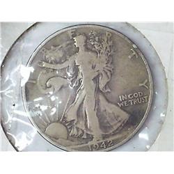 1942 Walking Liberty Half Dollar