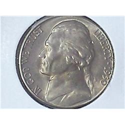 1950-D Jefferson Nickel (Key Date) UNC
