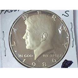 1986-S Kennedy Half Dollar (Proof)