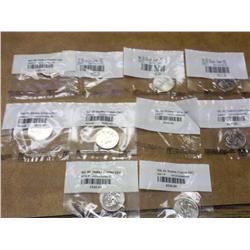 10 Assorted State Quarters (UNC) All P's