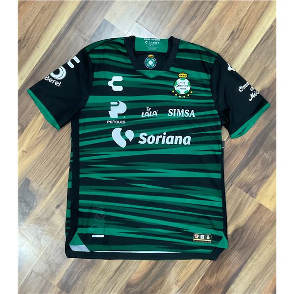 Playera Oficial Santos Laguna autografiada